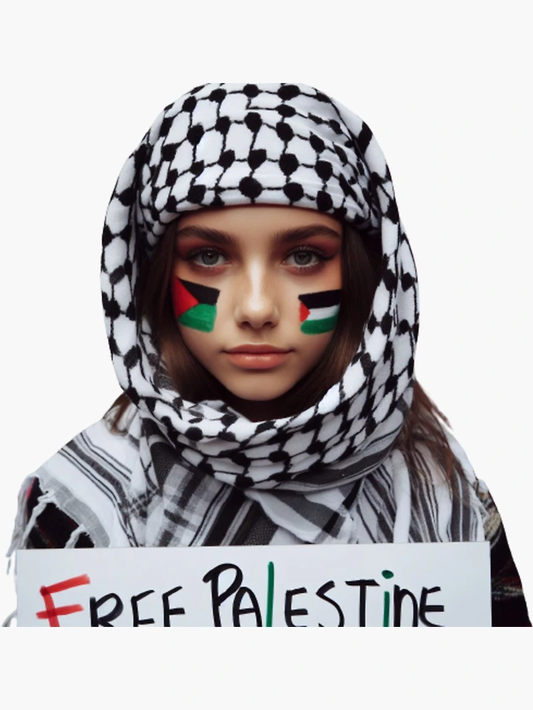 Keffiyeh Palestine Sticker – Bella Hijabs