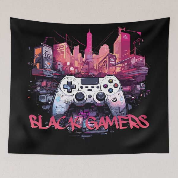 Item preview, Black Gamers Controller designed and sold by UrbanChillz.