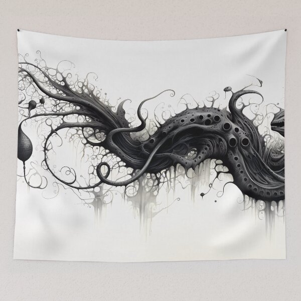 Item preview, “Ancient Ink: Primordial Beast” designed and sold by Art-Vortex-fr.