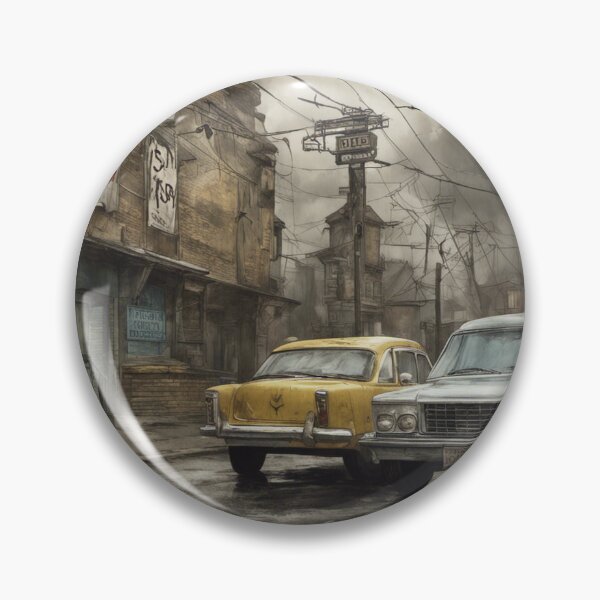 Item preview, car in working class neighborhood designed and sold by Catsicum.