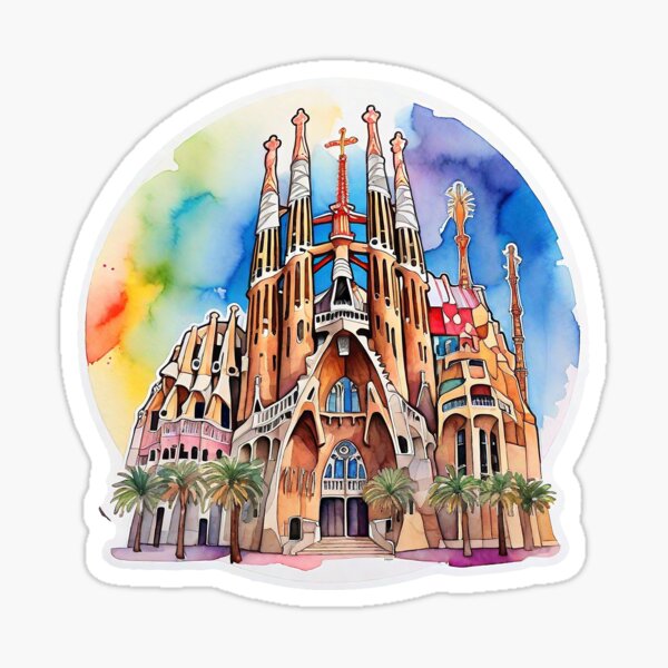 Item preview, Barcelona Spain Sagrada Familia - Autonio Gaudi designed and sold by desinganddecor.