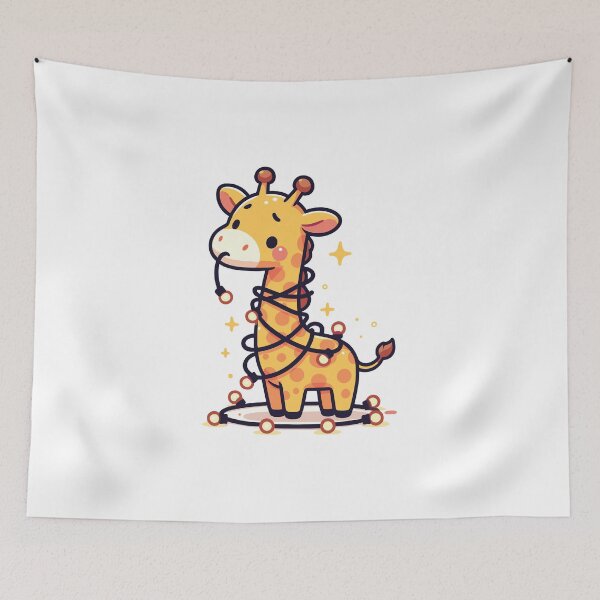 Item preview, Tangled Starry Giraffe designed and sold by StickerNestHQ.