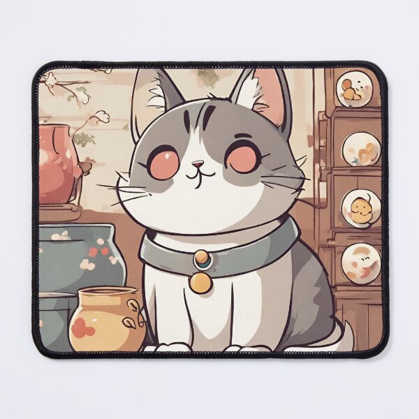 Item preview, cat cute japanese style digital paper designed and sold by pig2u.
