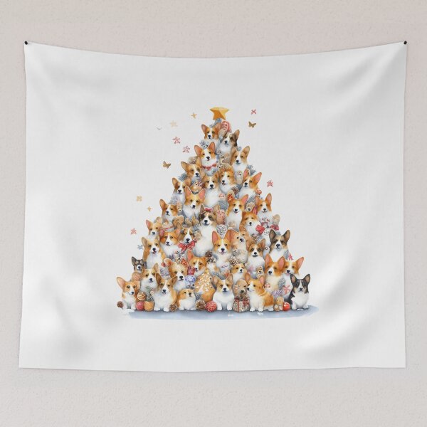 Item preview, Corgies tree designed and sold by tipitoes.