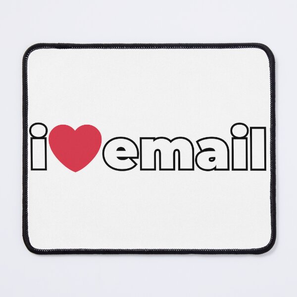Item preview, i heart email (outline) designed and sold by Matt Brady.