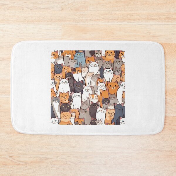 Item preview, cats  digital paper designed and sold by pig2u.