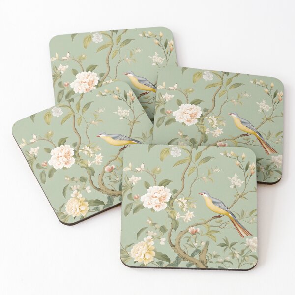 Item preview, Green chinoiserie garden designed and sold by AnnaGo.