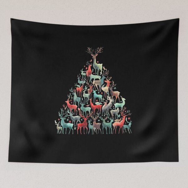 Item preview, raindeer christmas tree designed and sold by tipitoes.