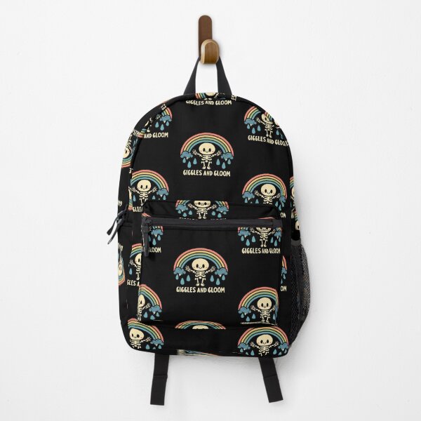 Item preview, Cute Cartoon Skeleton in Rainbow Clouds - Giggles and Gloom designed and sold by Shirtlify.