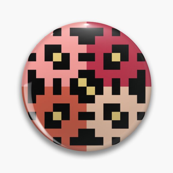 Item preview, Pixel red square pattern designed and sold by 16artypixels.