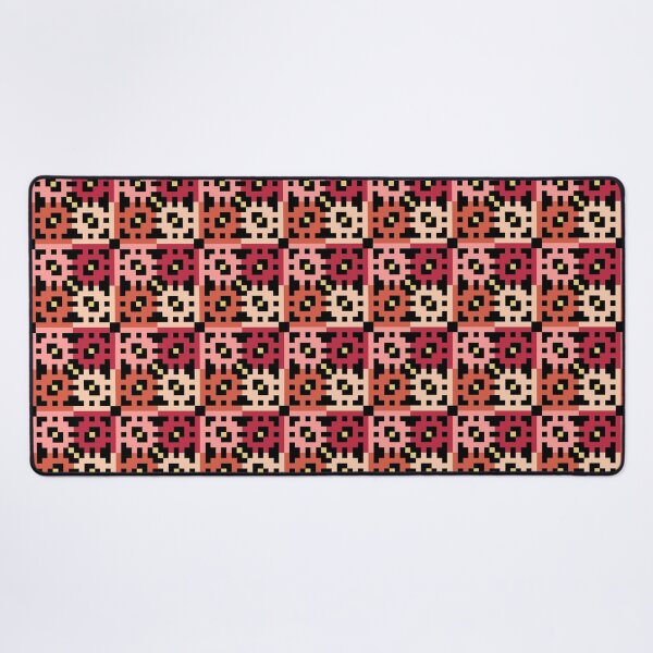 Item preview, Pixel red square pattern designed and sold by 16artypixels.