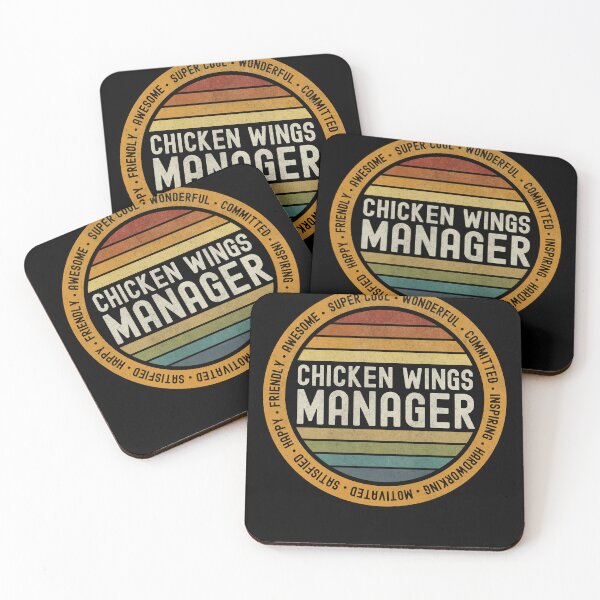 Item preview, Chicken Wings Manager designed and sold by MintaApparel.