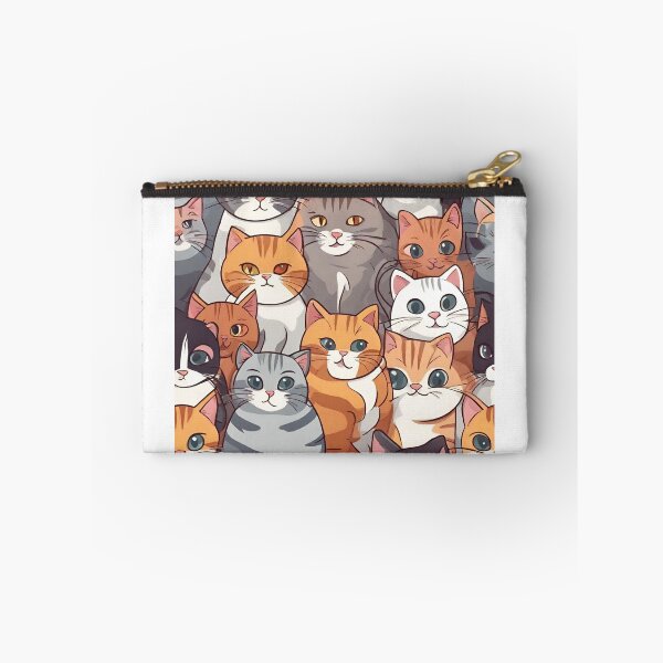Item preview, cats  digital paper designed and sold by pig2u.