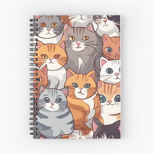 Item preview, cats  digital paper designed and sold by pig2u.