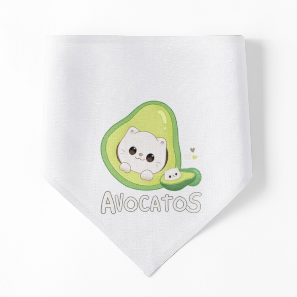 Cute Kawaii Funny Cat Avocado Lover Avocato Wordplay Pun Avogato Vegan  Vegetarian Women Avo-cat-o