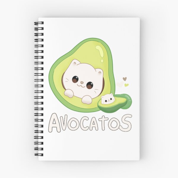 Item preview, Cute Kawaii Funny Cat Avocado Lover Avocato Wordplay Pun Avogato Vegan Vegetarian Women Avo-cat-o designed and sold by BunBuntheDog-.