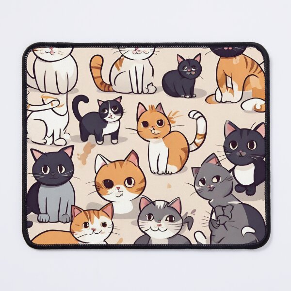 Item preview, cats socute digital paper designed and sold by pig2u.