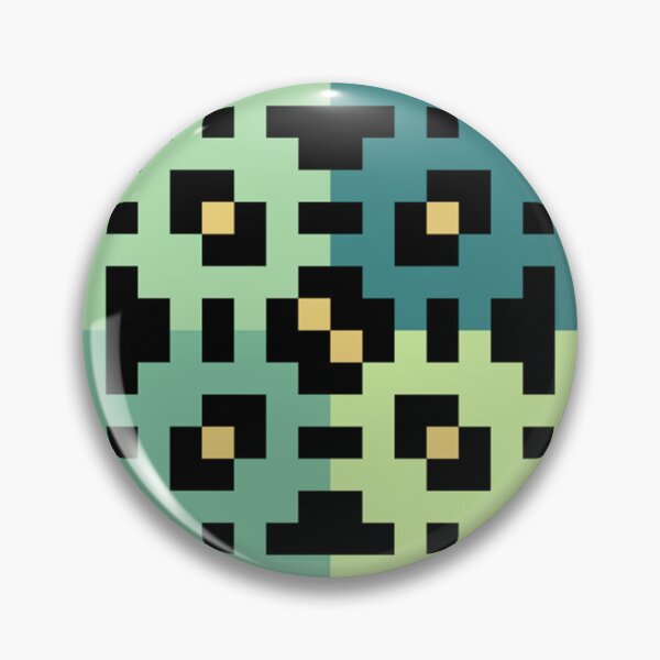 Item preview, Pixel green square pattern designed and sold by 16artypixels.