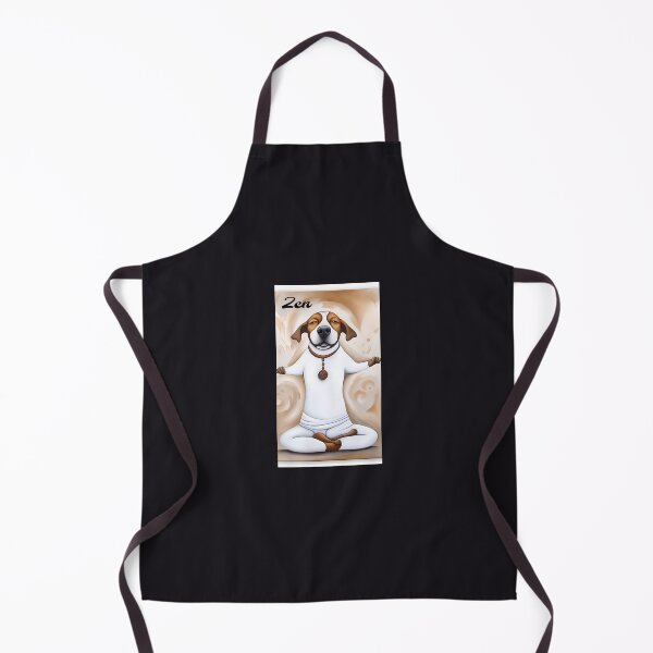 Item preview, yoga of the sleeping dog with hanging ears with the mention zen on the image designed and sold by Creativesphotos.