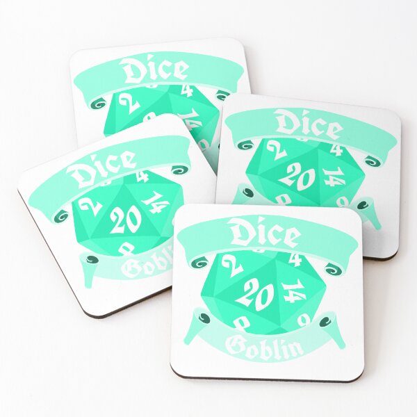 Item preview, Dice Goblin Mint Green designed and sold by NCalTrinketGal.