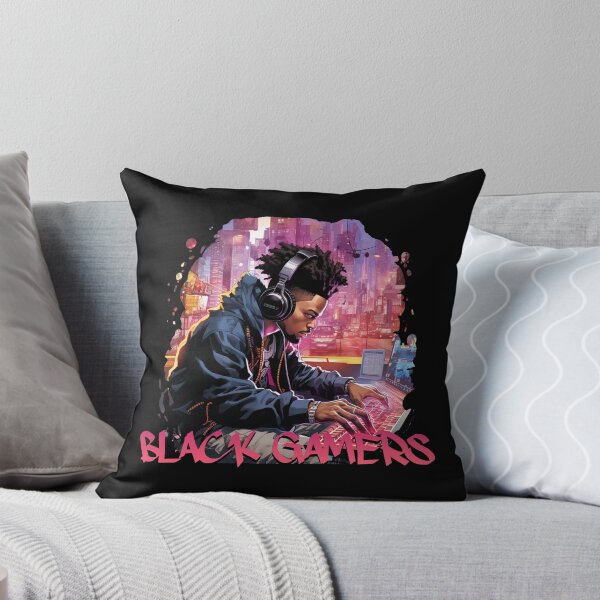 Item preview, Black Gamer with Logo designed and sold by UrbanChillz.