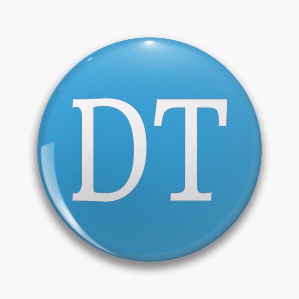 Item preview, DT Initials Monogram Elegant White Letters designed and sold by Jeallan Designs.