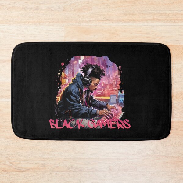 Item preview, Black Gamer with Logo designed and sold by UrbanChillz.