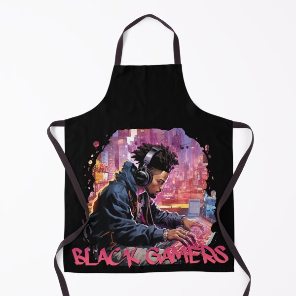 Item preview, Black Gamer with Logo designed and sold by UrbanChillz.