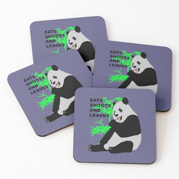 Item preview, Eats Shoots and Leaves Fun Pun Quote designed and sold by taiche.