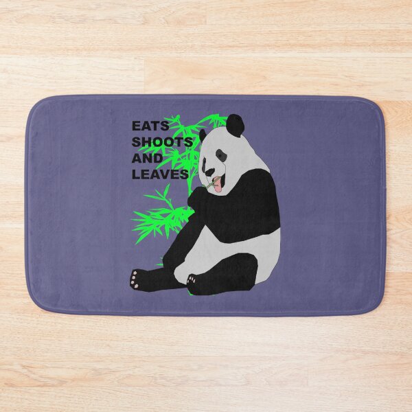 Item preview, Eats Shoots and Leaves Fun Pun Quote designed and sold by taiche.