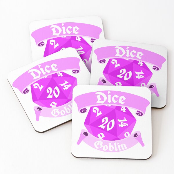 Item preview, Dice Goblin Light Pink designed and sold by NCalTrinketGal.