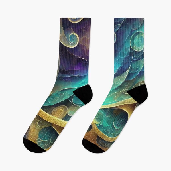 Item preview, Aurora Borealis Gold | Fractals and Mandalas | Sublime Nature designed and sold by monkeybusiness.pt.