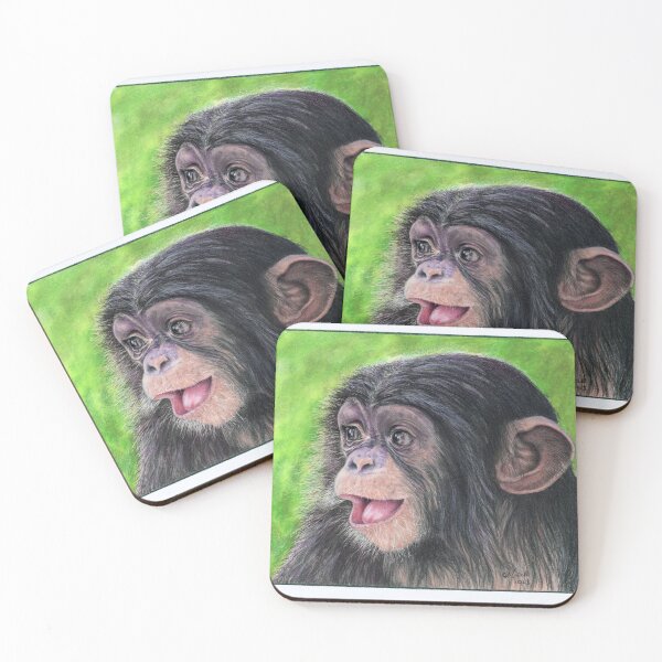 Item preview, Happy Baby Chimp designed and sold by oneillanimalart.