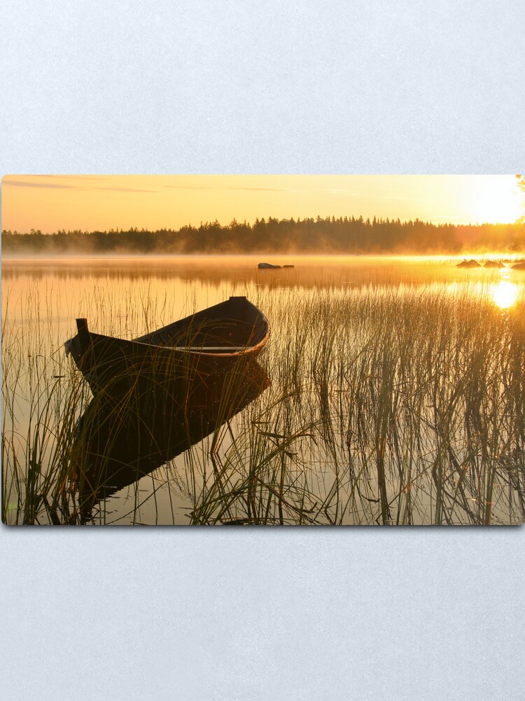Alternate view of Wooden boat Metal Print