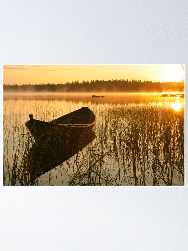 Alternate view of Wooden boat Poster
