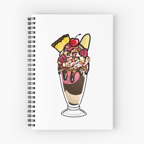 Item preview, Banana Split Monstershake designed and sold by honeybeepaper.