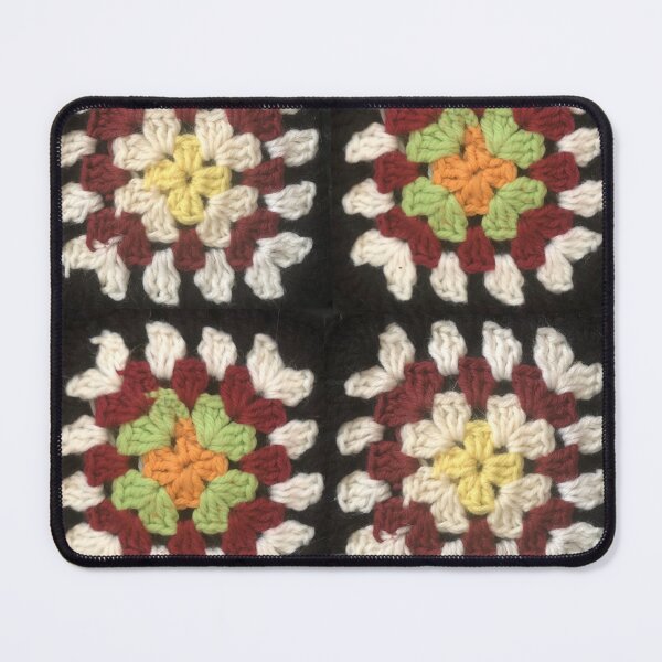 Item preview, Warm nature colours granny squares designed and sold by Phoebew03.