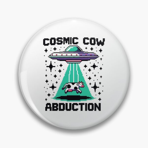 Item preview, Cosmic Cow Abduction - 8-bit Pixelated Gaming Adventure designed and sold by PixelPunkster.