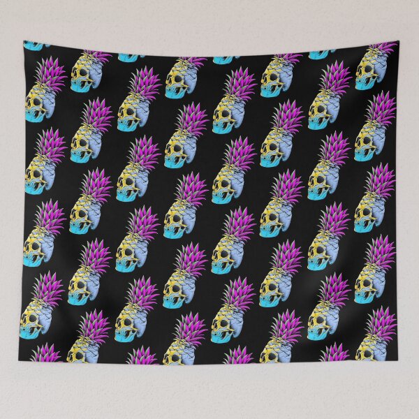 Item preview, Skull Pineapple Metamorphosis in Black designed and sold by Hellagreat.