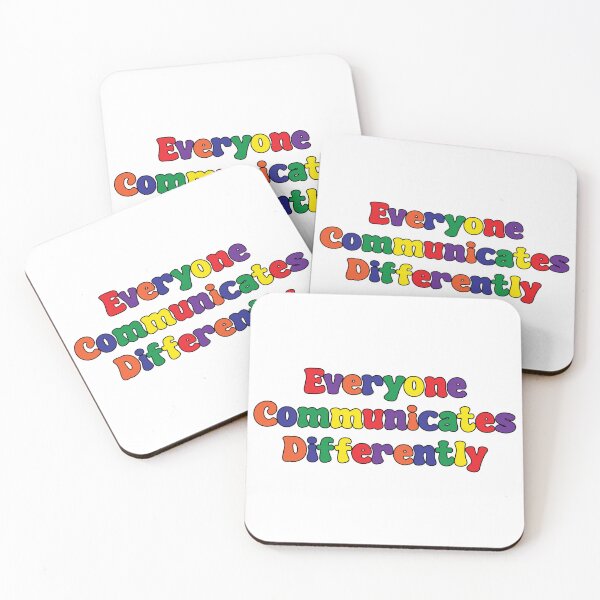 Item preview, Everyone Communicates Differently designed and sold by Stick-Artistry.