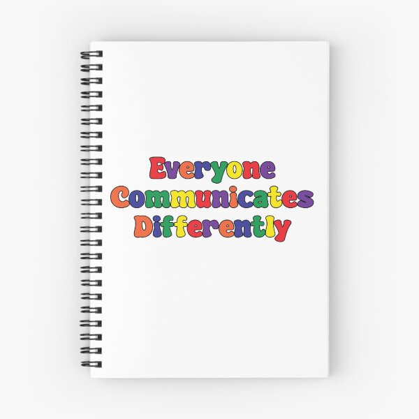 Item preview, Everyone Communicates Differently designed and sold by Stick-Artistry.