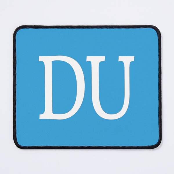 Item preview, DU Initials Monogram Elegant White Letters designed and sold by Jeallan Designs.