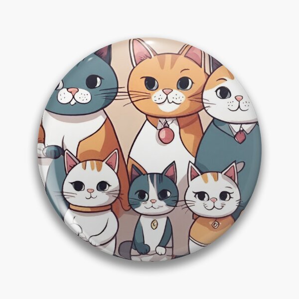 Item preview, cats with family digital paper designed and sold by pig2u.