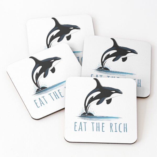 Item preview, Eat The Rich Orca designed and sold by OnTheTrend.