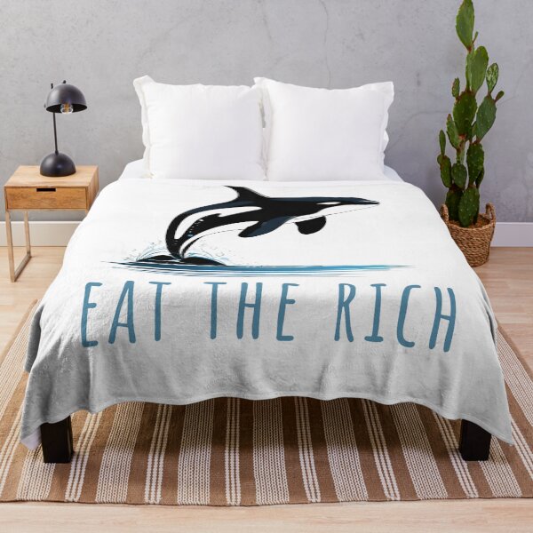 Item preview, Eat The Rich Orca designed and sold by OnTheTrend.