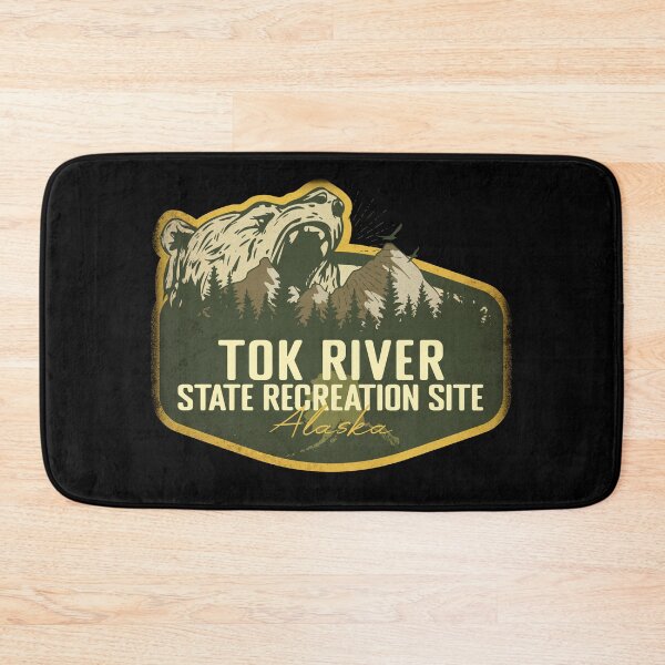 Item preview, Tok River State Recreation Site Alaska - Retro Badge Camping Hiking Outdoor Adventure designed and sold by mountainfad.