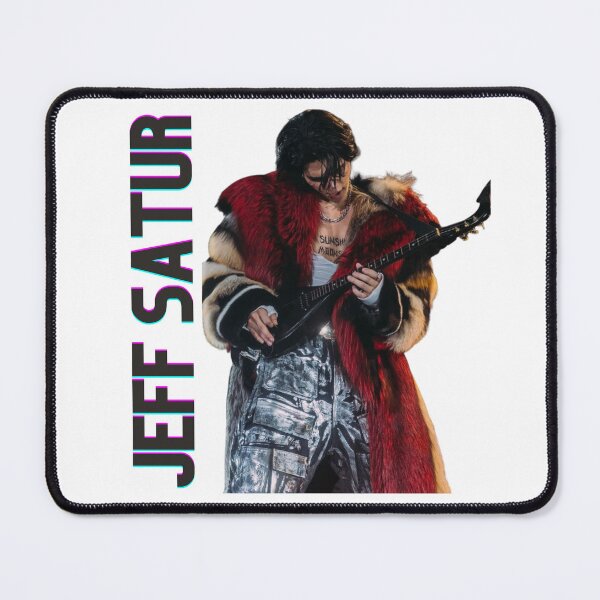 Item preview, Jeff Satur Playing Guitar Red Fur Coat designed and sold by Sunflower5576.