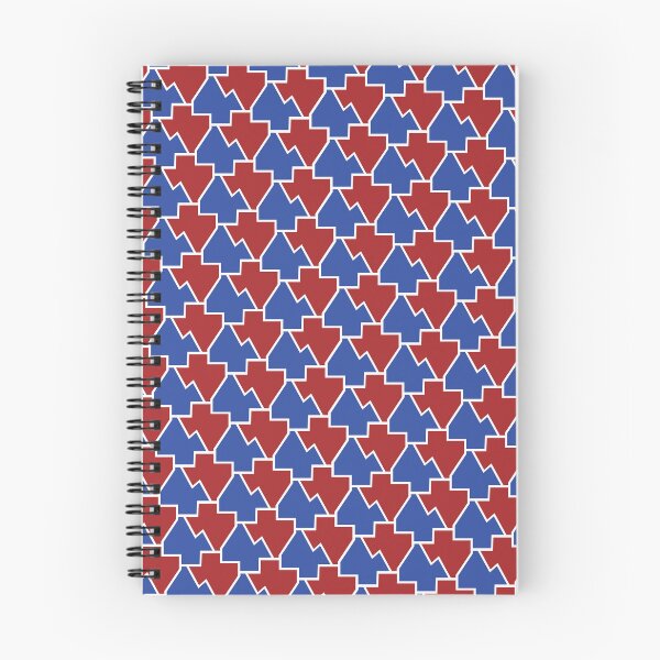 Item preview, Texas Forever - Red & Blue Tex-agon Pattern designed and sold by SombreroCraft.