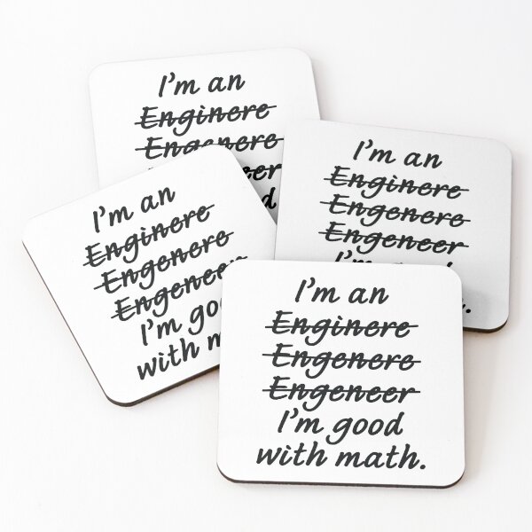 Item preview, I'm an Engineer I'm Good at Math designed and sold by ScienceCorner.