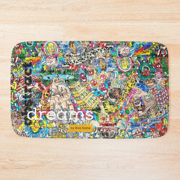 Item preview, Vibrant, colorful abstract design: people, music and more! designed and sold by IKOS HOME.